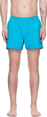 Blue Intreccio Swim Shorts