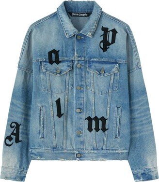 Oversized denim jacket-AL