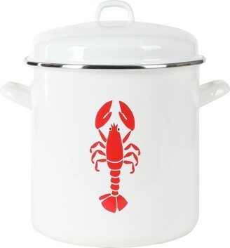 Martha Stewart Collection Enamel On Steel 16 Quart Lobster Pot Stock Pot