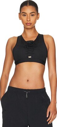 Swoosh Laced Sports Bra