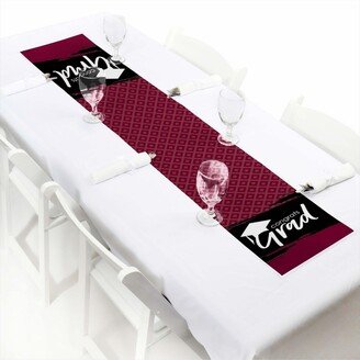 Big Dot Of Happiness Maroon Grad - Best is Yet to Come Petite Party Paper Table Runner 12 x 60 inches