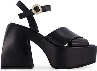 Bulla Joni 125MM Leather Platform Sandals