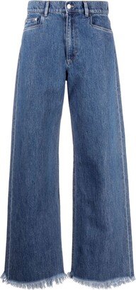 Blue Magnolia Wide-Leg Jeans