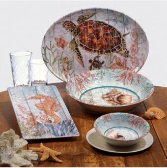 Sanibel Melamine Dinnerware Collection