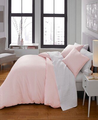 Closeout! Penelope Reversible 3 Piece Duvet Cover Set, Full/Queen