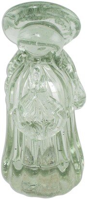 Handmade Virgin Mother Of Love Blown Glass Figurine