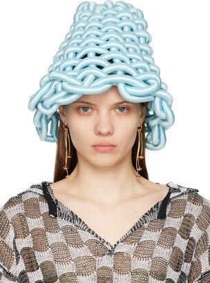 SSENSE Exclusive Blue Bouncy Beach Hat