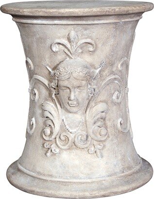 Flora, Goddess of Spring Neoclassical French Spa Stool