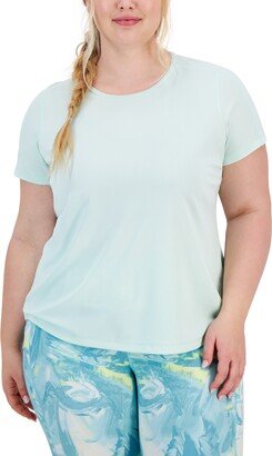 Id Ideology Plus Size Birdseye Mesh T-Shirt, Created for Macy's