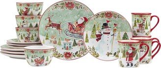 Joy Of Christmas 16Pc Dinnerware Set