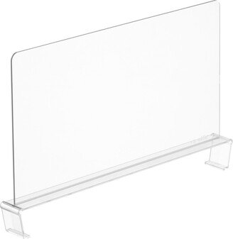 Elfa Decor 12 Shelf Divider Translucent