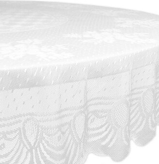 Floral Polyester Lace Tablecloth 63