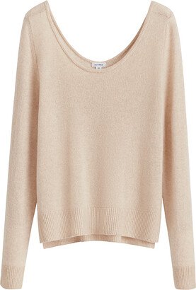 Single-Origin Cashmere Scoop Neck Sweater