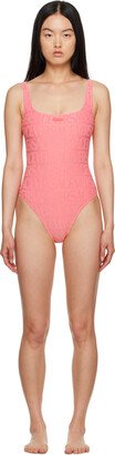 Pink Dua Lipa Edition One-Piece Swimsuit