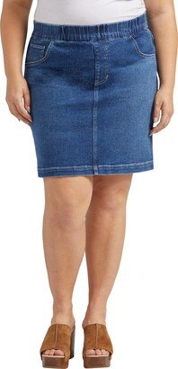 On the Go Pull-On Denim Skort