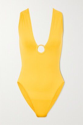 Micaela Embellished Swimsuit - Yellow