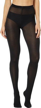 Cotton Velvet Tights (Black) Hose