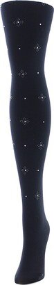 Floral Shine Glam Tights