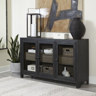 Lenston Black/Gray Accent Cabinet - 60