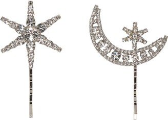 Perseus crystal-embellished bobby pin (set of two)