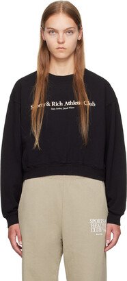 Black 'Athletic Club' Sweatshirt