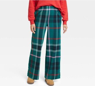 Women's Wide eg Plaid Graphic Pants