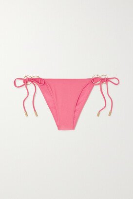 Yanna Embellished Bikini Bottoms - Pink