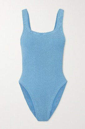 Seersucker Swimsuit - Blue-AA