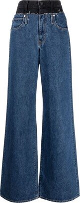 Re-Work Eva Double-Waistband jeans