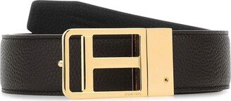 Black Leather Belt-AL