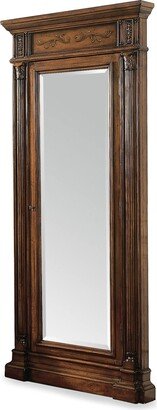 Floor Mirror w/Jewelry Armoire Storage - Cherry - 6D x 40W x 85.25H