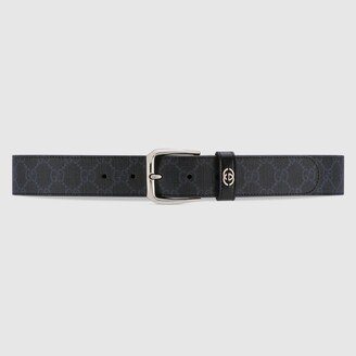 Belt with Interlocking G detail-AA