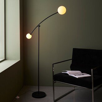 Vogue Lighting Vogue Nico 2 Light Floor Lamp Black