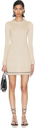 RABANNE Robe Dress in Beige