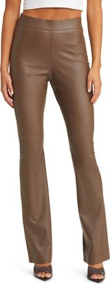 Hoyt Mini Bootcut Faux Leather Pants