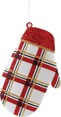 Plaid Mitten Ornament