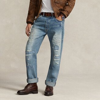 Vintage Classic Fit Distressed Jean