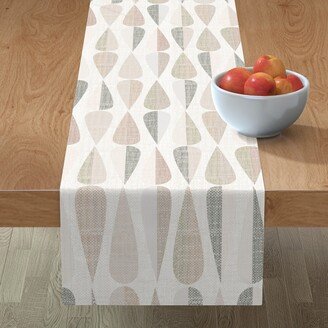 Table Runners: Mid Century Modern Scale - Neutral Table Runner, 72X16, Beige