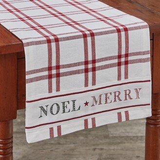 Park Designs Yuletide Cheer Table Runner - Red - 54''L