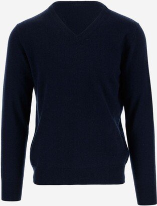 Cashmere V-Neck Sweater-AO