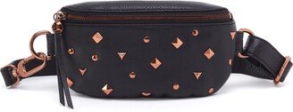 Fern Studded Leather Belt Bag