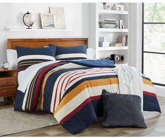 Hollins 3Pc Navy Comforter Set