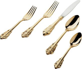 18/10 Baroque Gold 20-pc Flatware Set, Service for 4