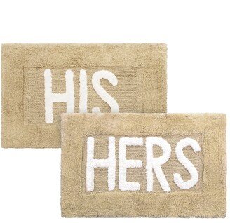 Cotton 2-Piece Bath Rug Set