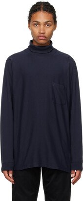 Navy Oversized Turtleneck