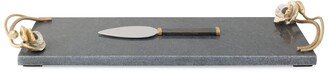 Anemone Small Cheese Board with Spreader