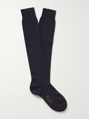 Stretch-Cashmere Over-the-Calf Socks