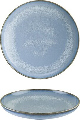 Turgla Home Sky Porcelain Bowl Blue Round 11.00 X 11.00 X 2.25