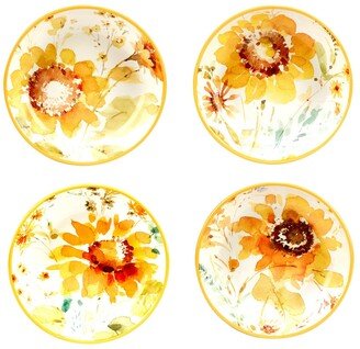 Sunflowers Forever Soup Bowl, Set of 4