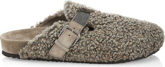 Monili Shearling Clogs